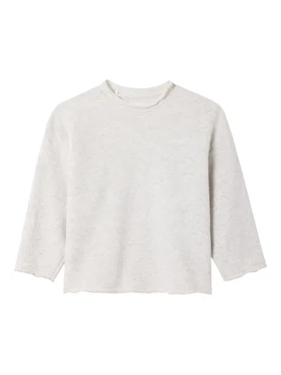 American Vintage Kids' Atubay Long-sleeve Sweatshirt In Neutral