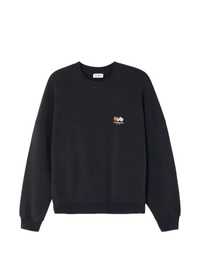 American Vintage Atubay Round-neck Sweatshirt In Black