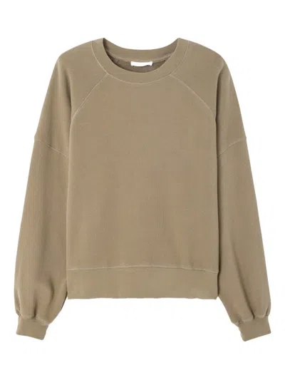 American Vintage Atubay Round-neck Sweatshirt In Brown