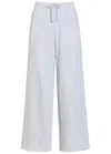 American Vintage Atubay Stretch-cotton Sweatpants In White