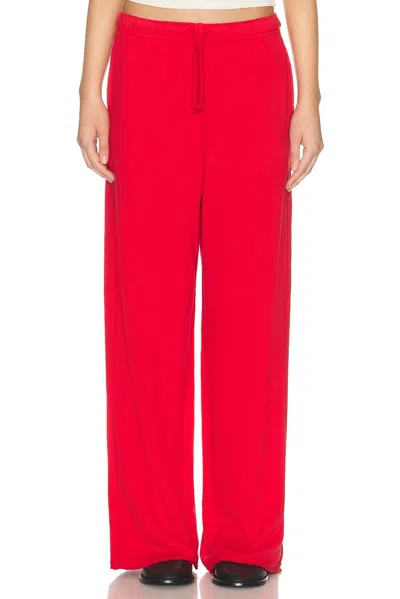 American Vintage Atubay Sweatpant In Red