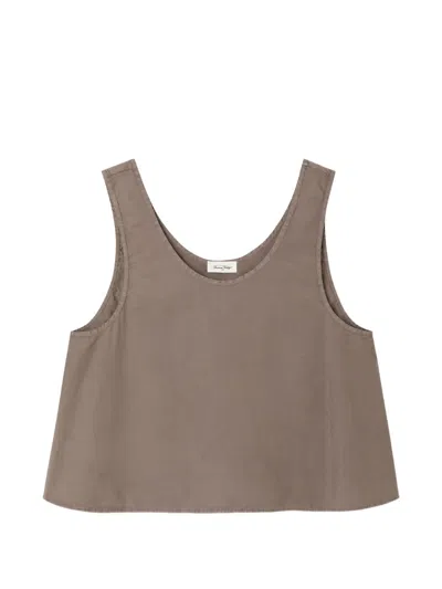 American Vintage Bailow A-line Tank Top In Brown