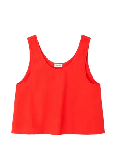 American Vintage Bailow A-line Tank Top In Red