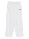 American Vintage Baptown Track Pants In White