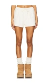 American Vintage Bobypark Shorts In Ecru In Ecru