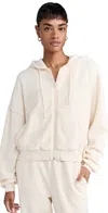 American Vintage Bobypark Hoodie Ecru In Ecru