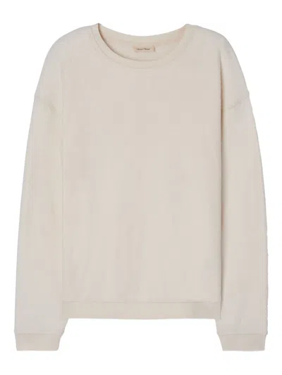 American Vintage Bobypark Long-sleeved Crew-neck Sweatshirt In Neutral