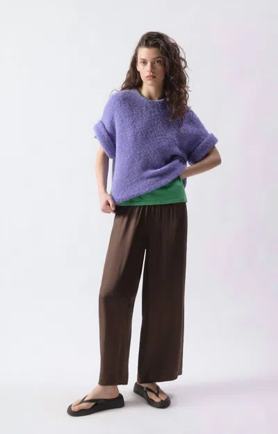 American Vintage Bovalow Trouser Pants In Expresso In Brown