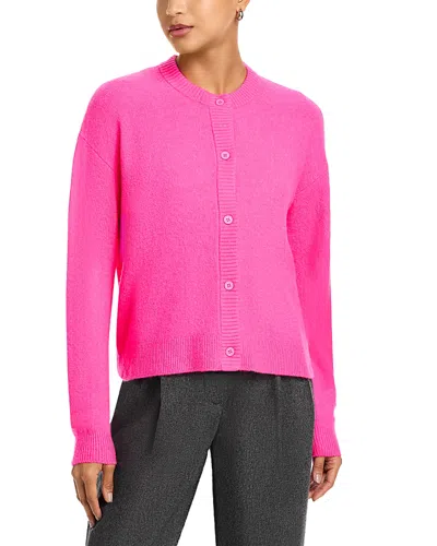 American Vintage Button Cardigan In Pink