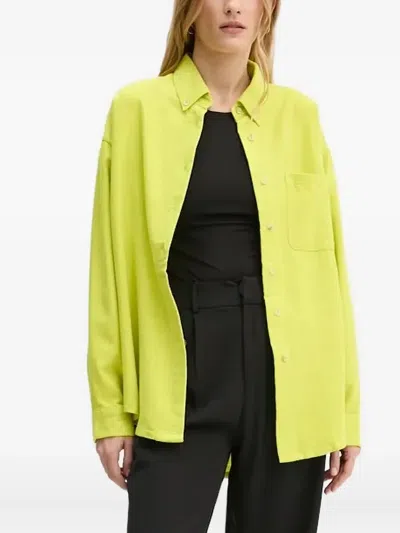 American Vintage Button-down Shirt In Yellow