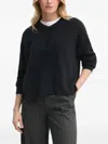 American Vintage Button-front Cardigan In Black