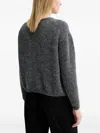 American Vintage Button-front Mohair Cardigan In Gray