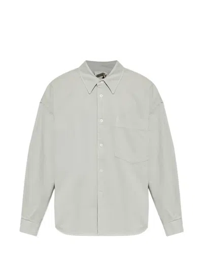 American Vintage Buttoned Shirt In Gray