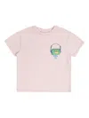 American Vintage Cassette-player Print T-shirt In Pink
