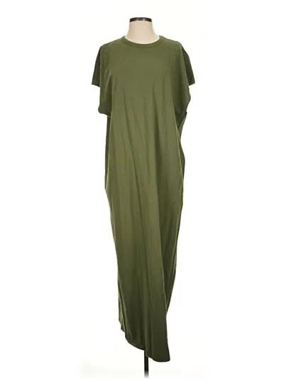 Pre-owned American Vintage Casual Dress In Green