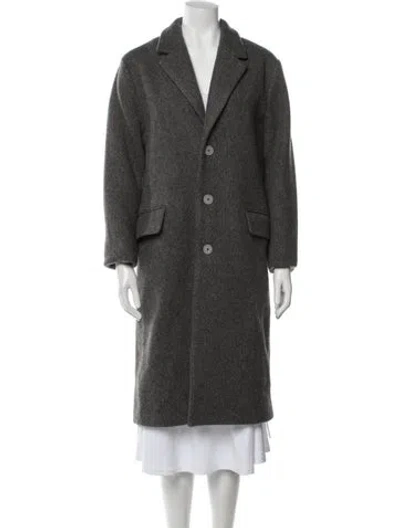 Pre-owned American Vintage Coat In Gray