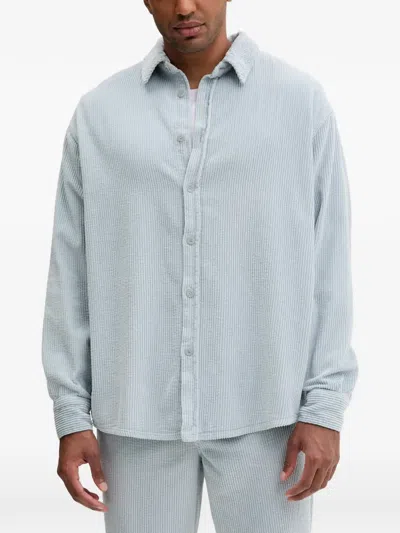 American Vintage Corduroy Button Shirt In Multi