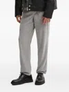 American Vintage Corduroy Drawstring Trousers In Gray