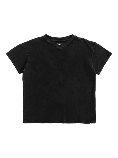 American Vintage Kids' Cotton T-shirt In Black