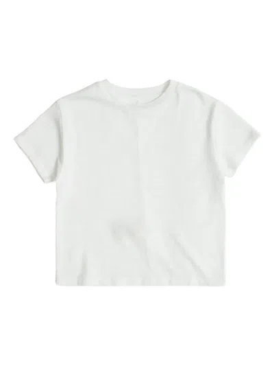 American Vintage Kids' Cotton T-shirt In White