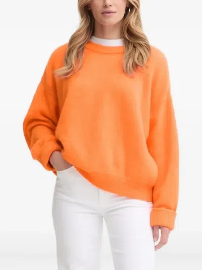 American Vintage Crew-neck Sweater In Orange