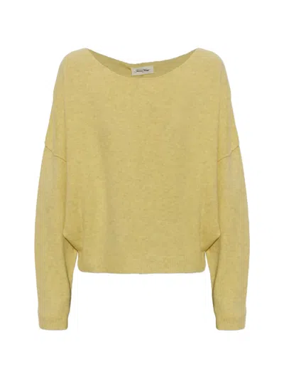 American Vintage Damsville Boat-neck Sweater In Gold
