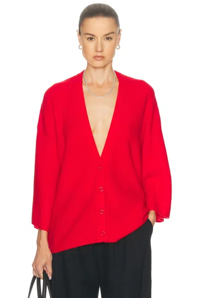 American Vintage Damsville Cardigan In Red