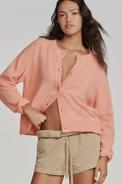 American Vintage Damsville Cardigan Sweater In Orange