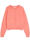 American Vintage Damsville Knit Cardigan In Orange
