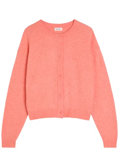 American Vintage Damsville Knit Cardigan In Orange