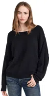 American Vintage Damsville Pullover Noir In Noir
