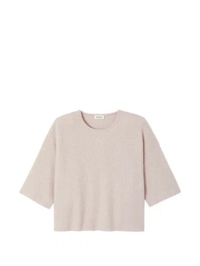 American Vintage Damsville Sweater In Nude
