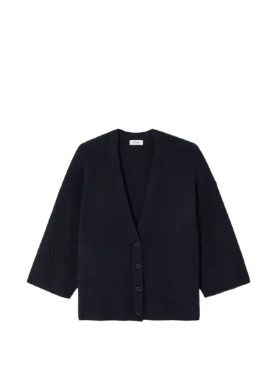 American Vintage Damsville V-neck Cardigan In 블랙