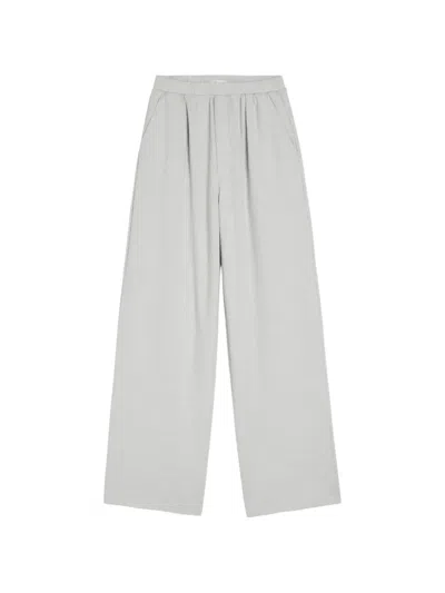 American Vintage Dantown Cotton Track Pants In Gray