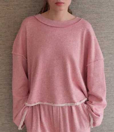 American Vintage Dantown Sweatshirt In Melange Lightening Strike In Multi