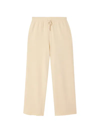 American Vintage Drawstring Back-pocket Track Pants In Neutral