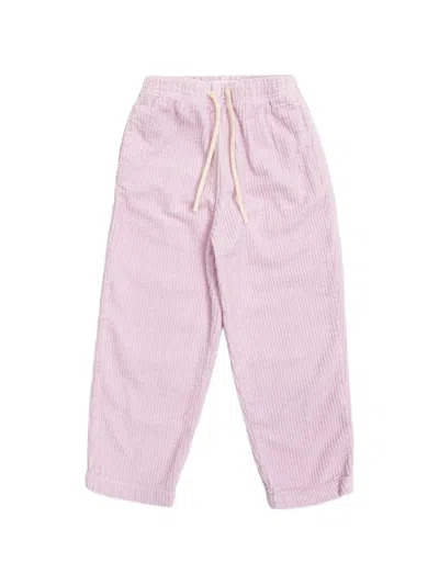 American Vintage Drawstring Corduroy-texture Trousers In Multi