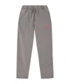 American Vintage Drawstring Jogging Pants In Gray