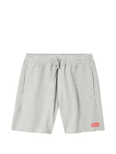 American Vintage Drawstring Shorts In Gray