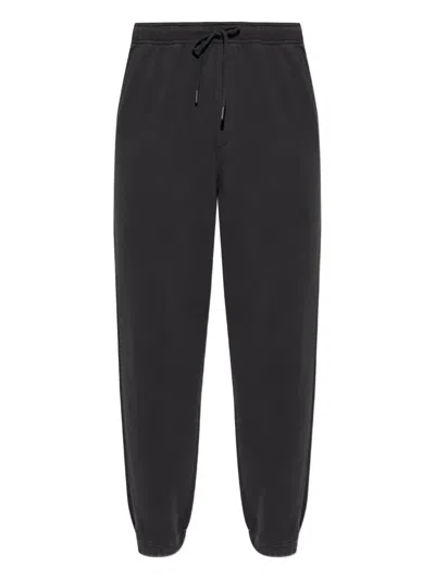 American Vintage Drawstring Track Pants In Black