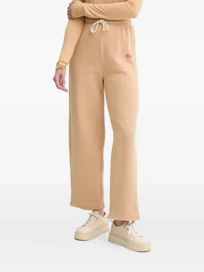 American Vintage Drawstring-waist Sweatpants In Neutral
