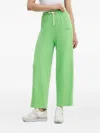 American Vintage Drawstring-waist Track Pants In Green