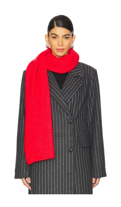 American Vintage East Scarf In Red
