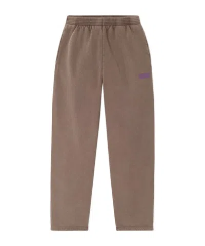 American Vintage Elastic Waist Casual Pants In Brown