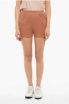 American Vintage Elastic Waist Cotton Shorts