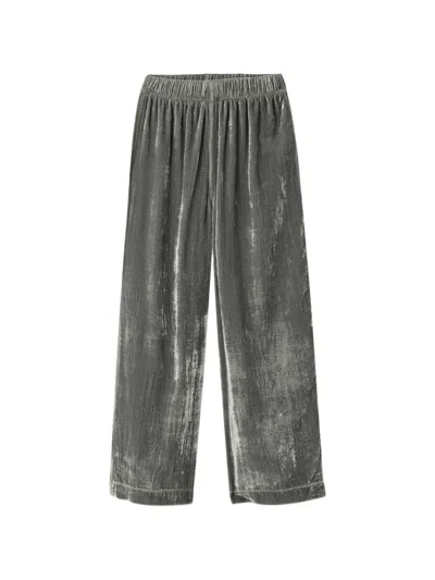American Vintage Elasticated-waist Track Pants In Gray