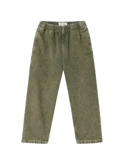 American Vintage Kids' Elasticated-waist Trousers In Green