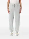 American Vintage Evona Elastic-waistband Track Pants In Gray