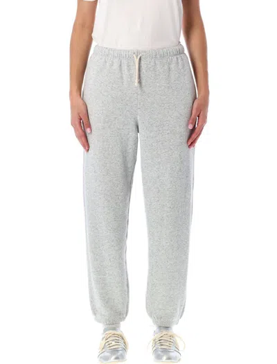 American Vintage Evona Elastic-waistband Track Pants In Gray