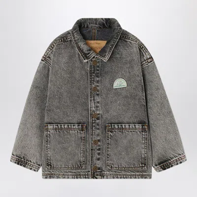 American Vintage Faded Gray Denim Jacket